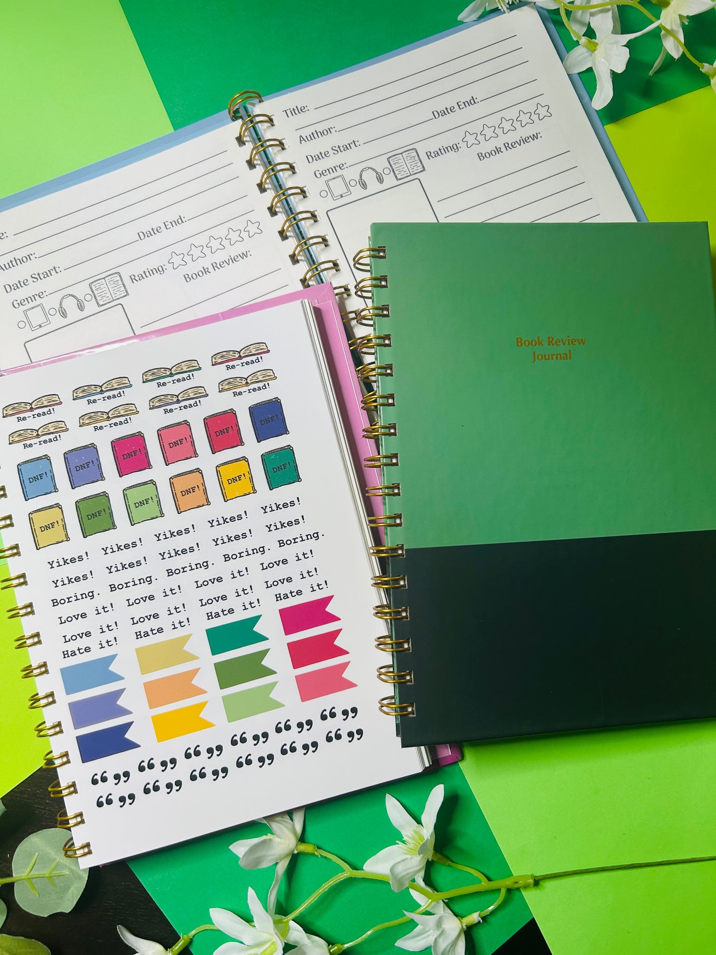 Book Reading Review Journal