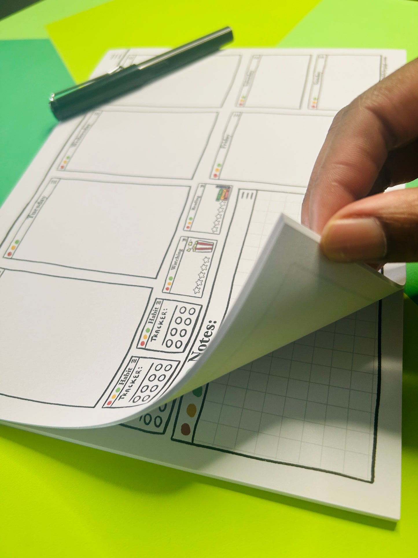 Minimal 50 Page Tear Away Planner