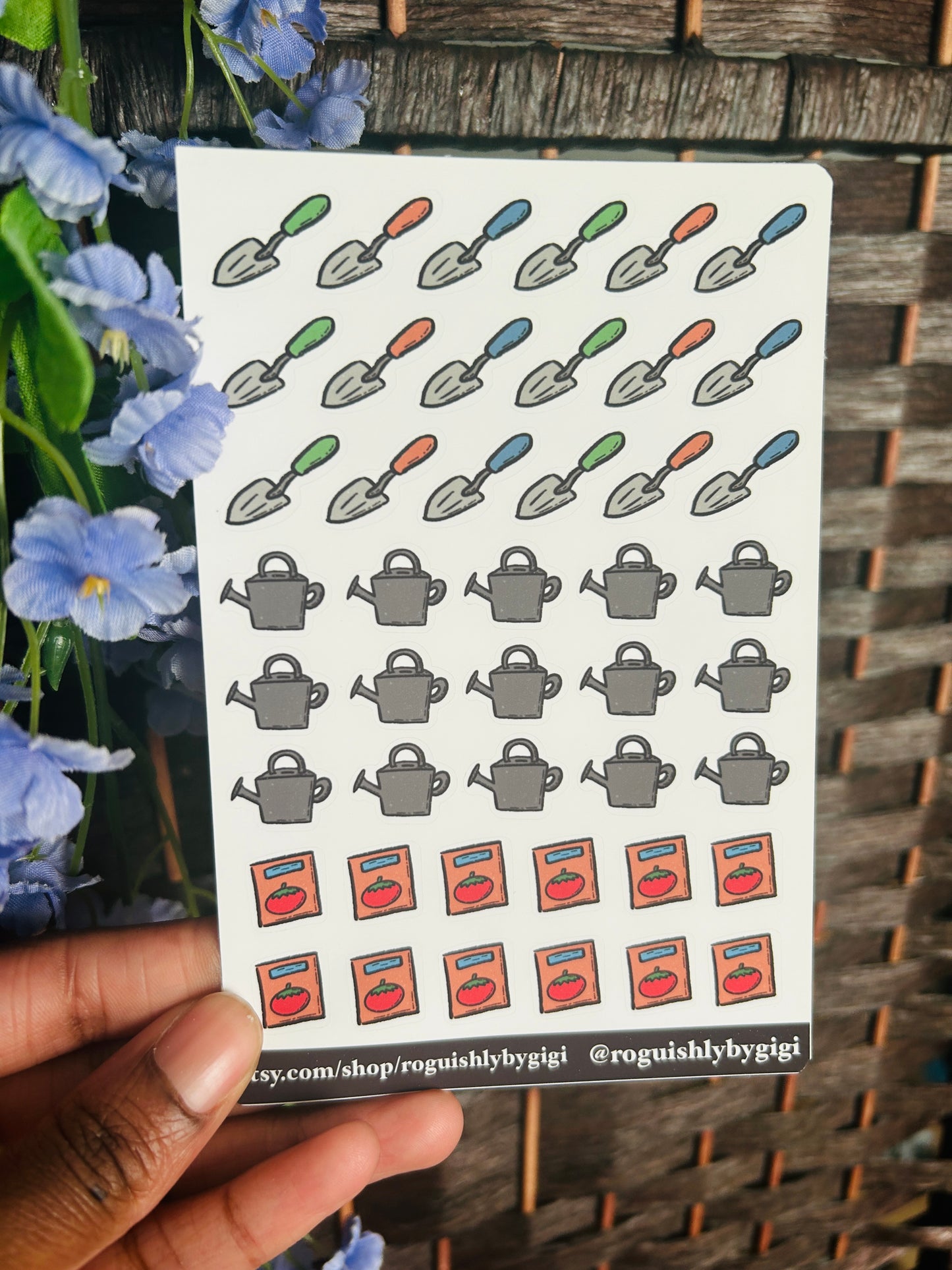 Garden Planner Sticker Sheet