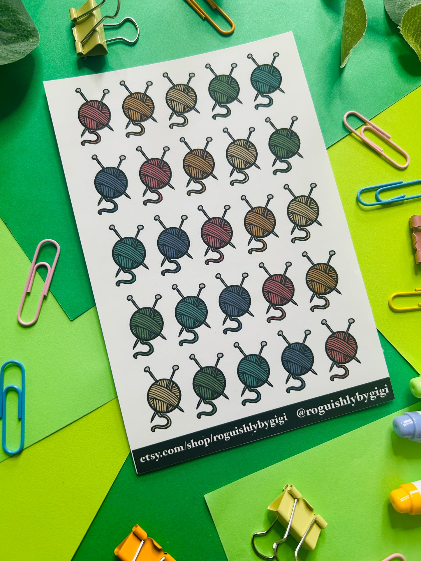 Craft Planner Sticker Sheet