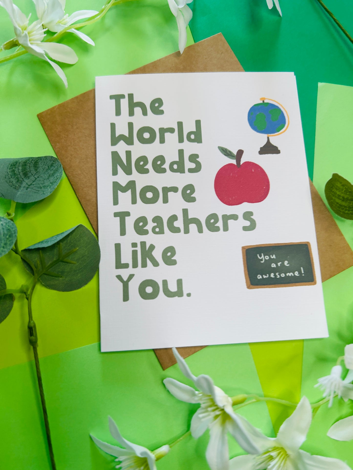 Teacher Appreciation Card
