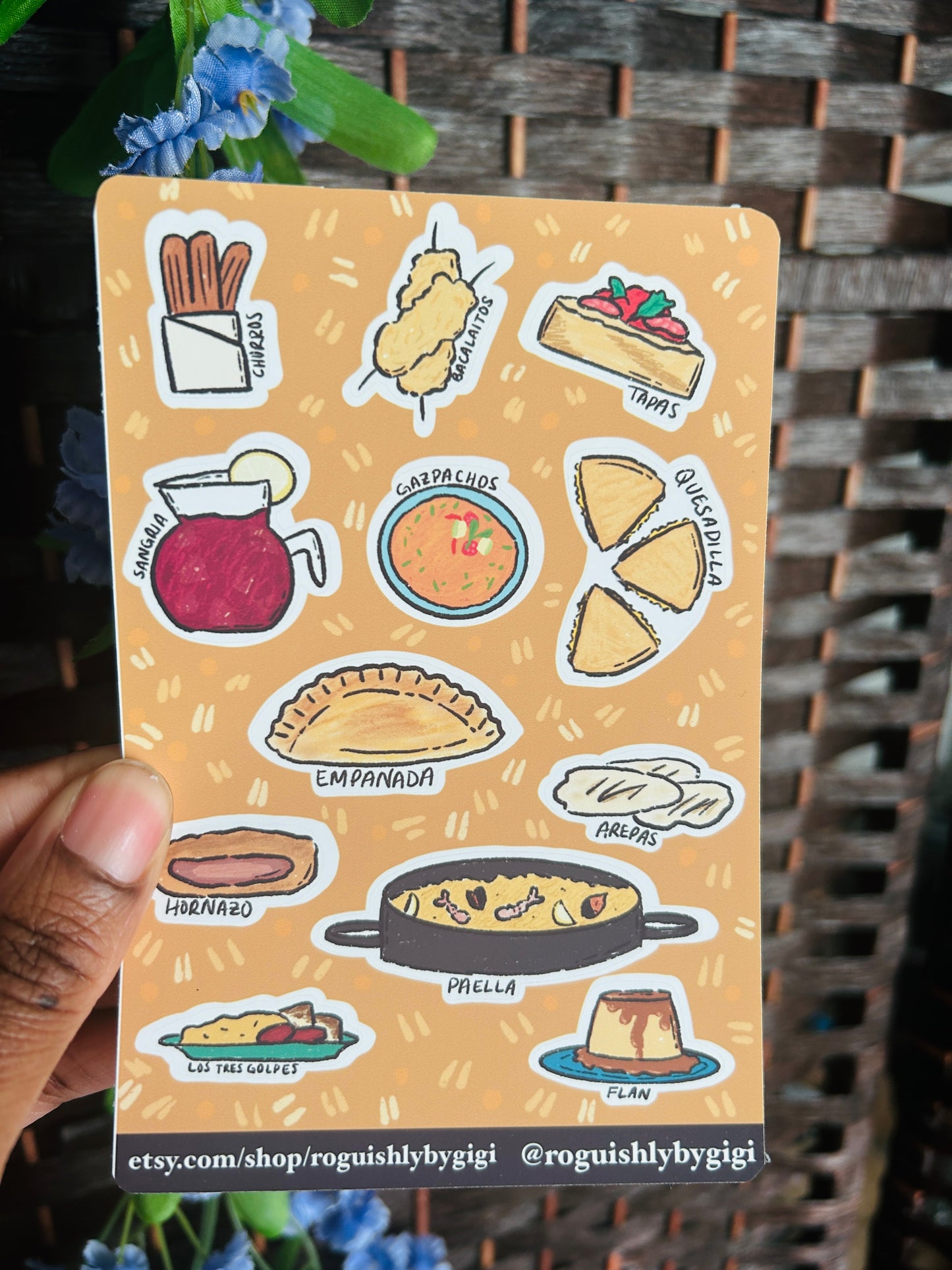 Latin Planner Sticker Sheet