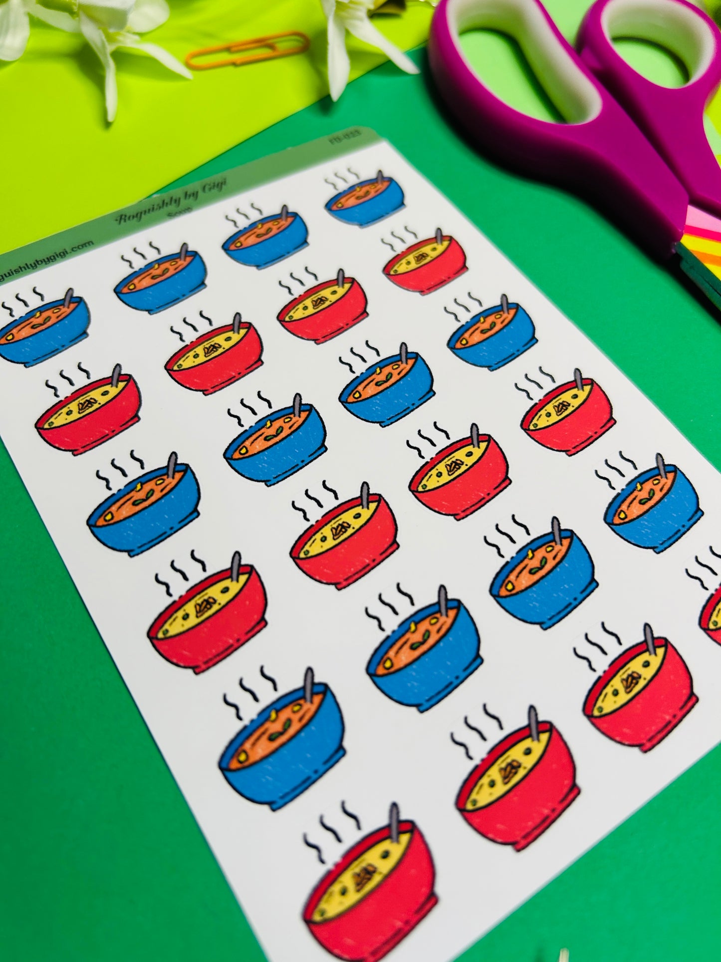 Soup Planner Sticker Sheet