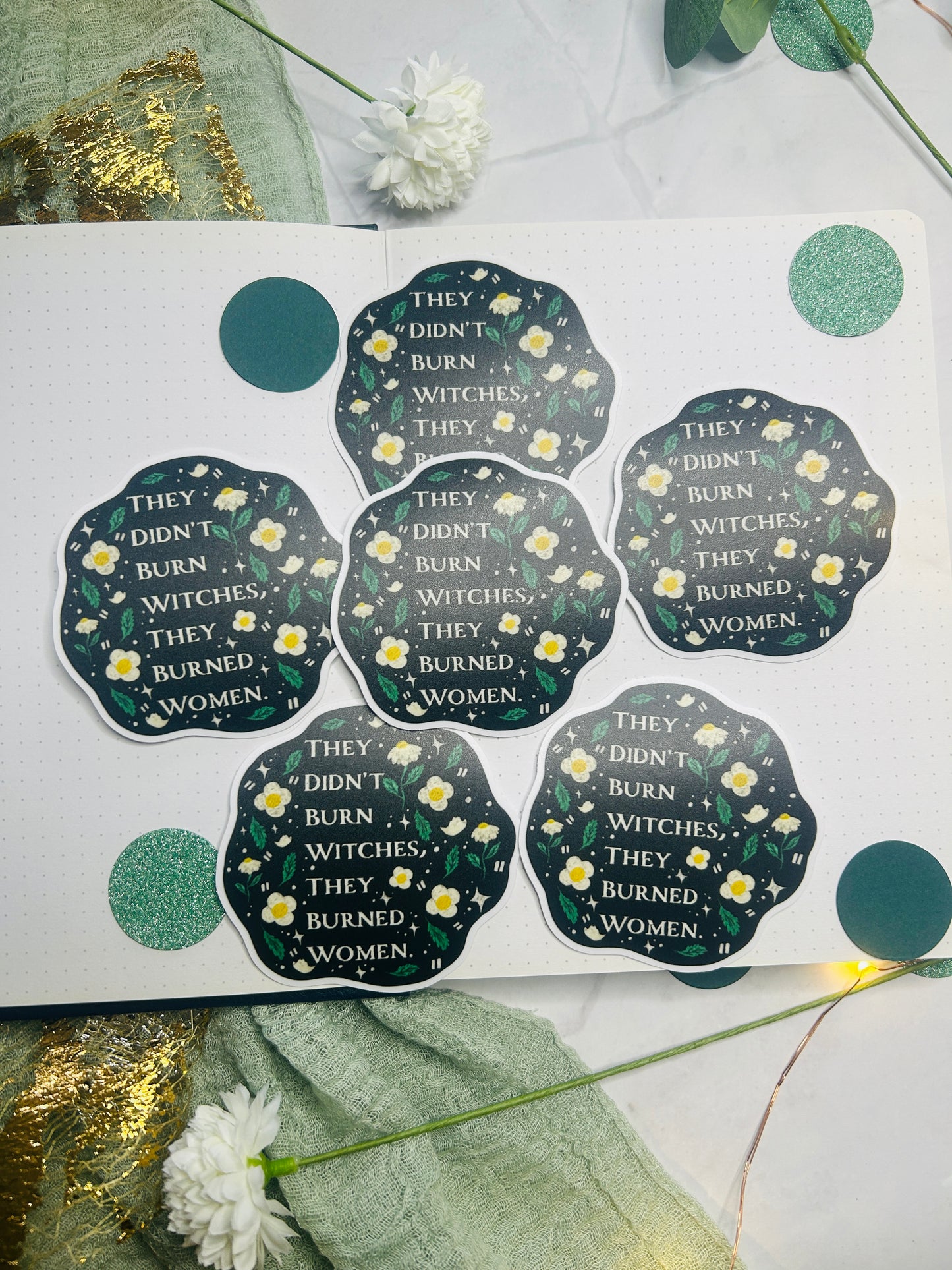 They Burned Women Sticker