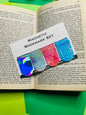 Simple Mermaid Magnetic Bookmark Set