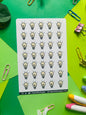 Light Bulb Planner Sticker Sheet