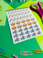 Fishing Planner Sticker Sheet