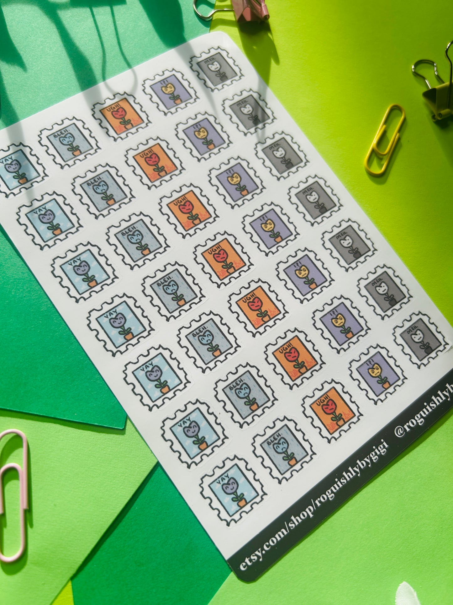 Mood Planner Sticker Sheet