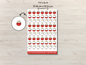Period Tracking Planner Sticker Sheet