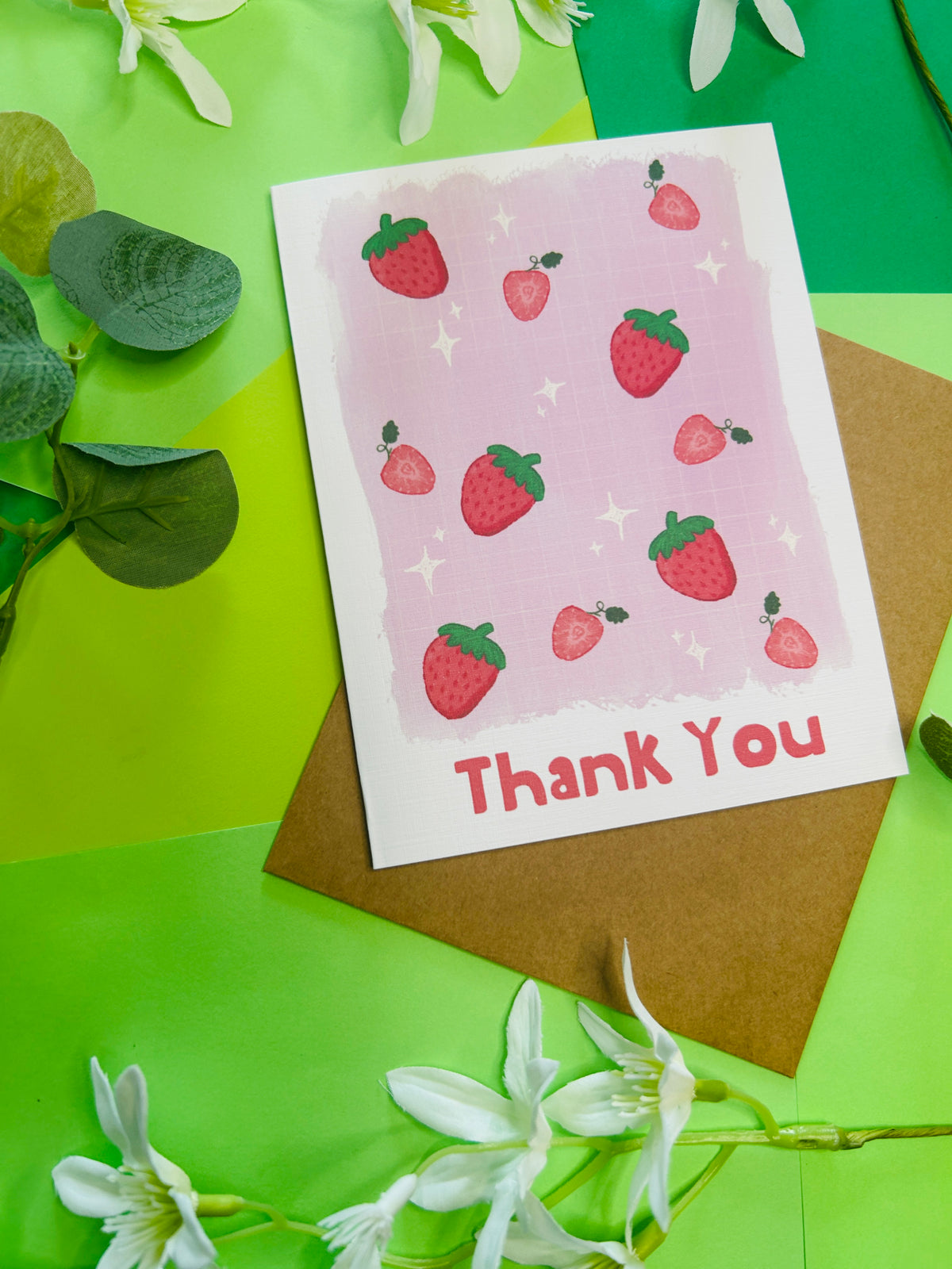 Fruits Thank You Greeting Card Set