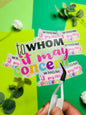 To Whom It May Concern Clear Vinyl Sticker
