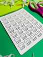 Chef Hat Planner Sticker Sheet