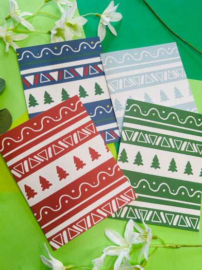 Christmas Ugly Sweater Greeting Card Set