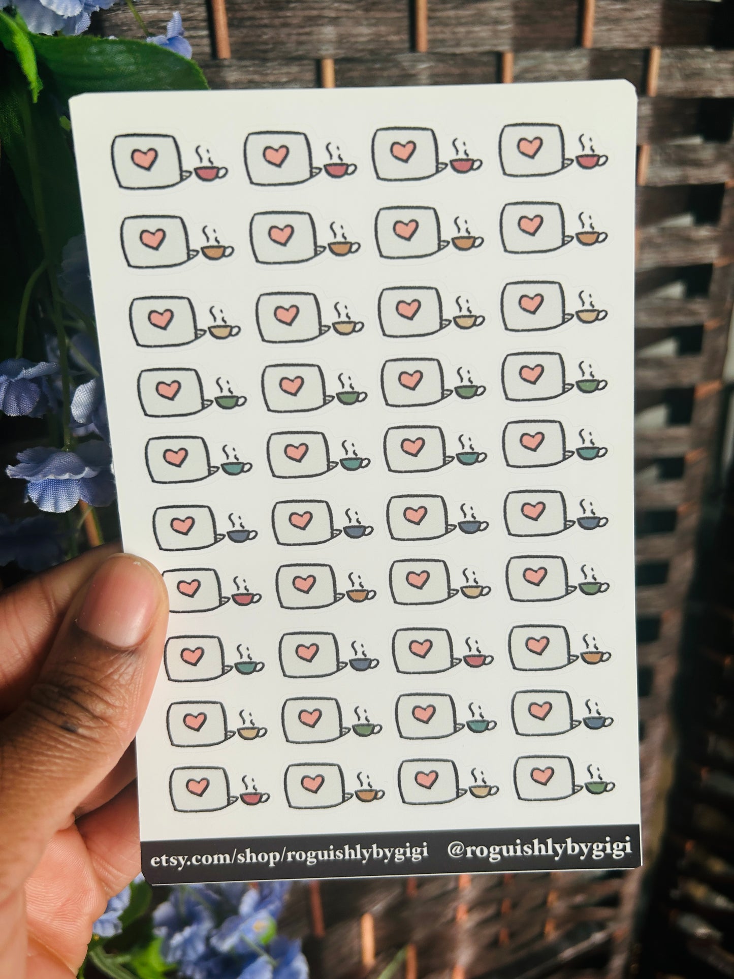 Work Time Planner Sticker Sheet