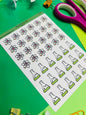 Science Planner Sticker Sheet