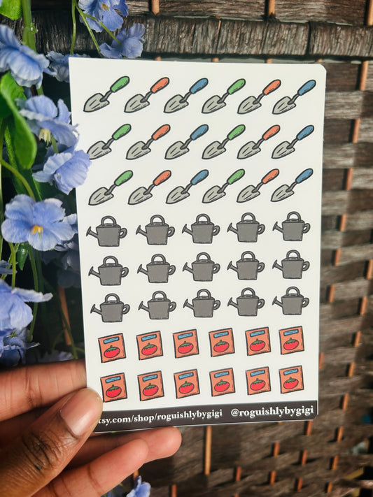 Garden Planner Sticker Sheet