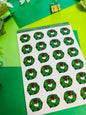 Christmas Wreath Planner Sticker Sheet