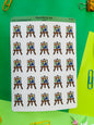 Art Easel Planner Sticker Sheet