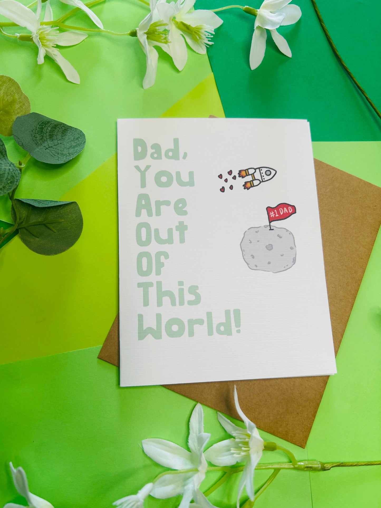 Rocket Father's Day Card