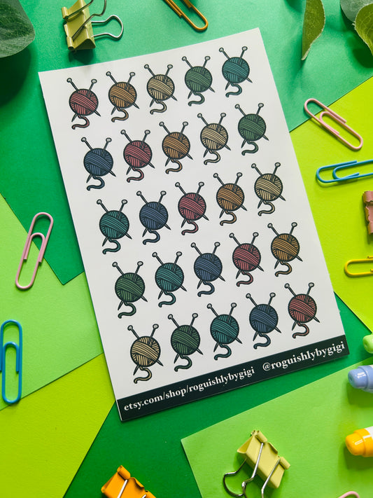 Craft Planner Sticker Sheet