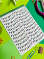 Christmas Lights Planner Sticker Sheet