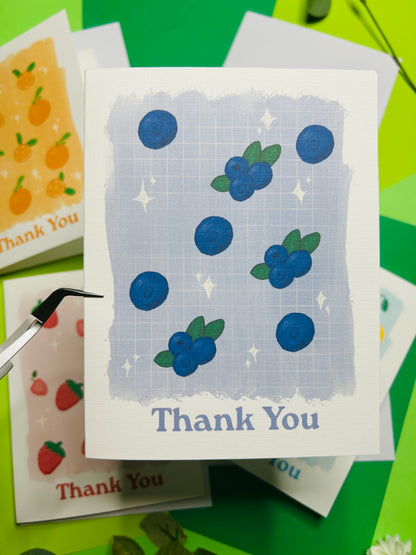 Fruits Thank You Greeting Card Set