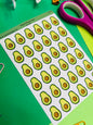 Avocado Planner Sticker Sheet