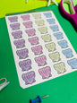 Seashells Planner Sticker Sheet