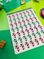 Candy Cane Planner Sticker Sheet