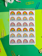 Rainbow Planner Sticker Sheet