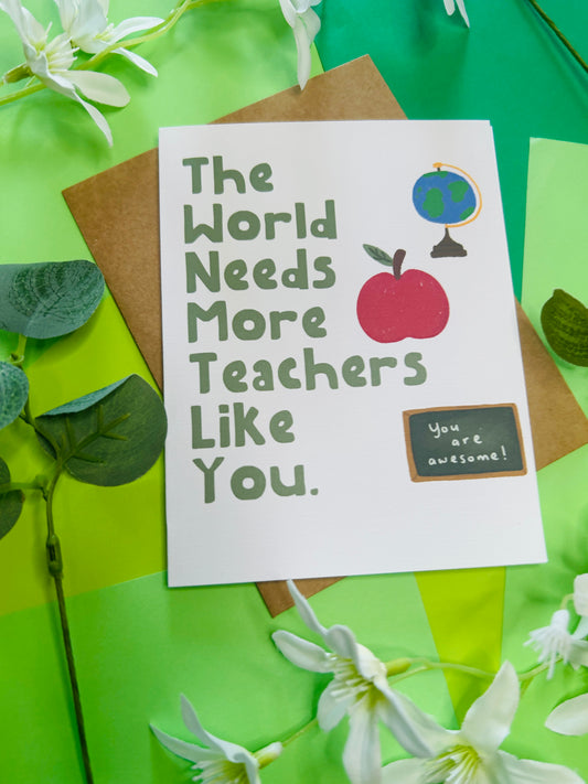 Teacher Appreciation Card