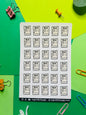 Bills Receipt Planner Sticker Sheet