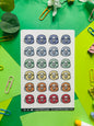 Telephone Planner Sticker Sheet