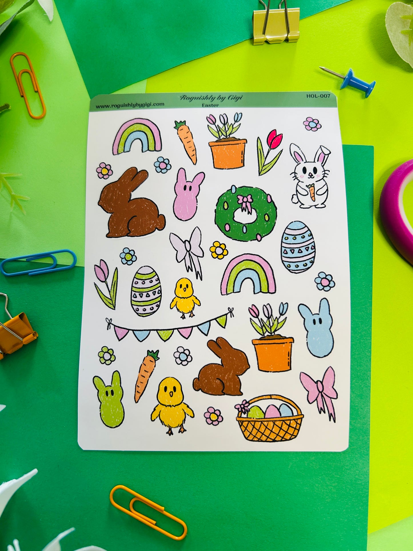 Easter Planner Sticker Sheet