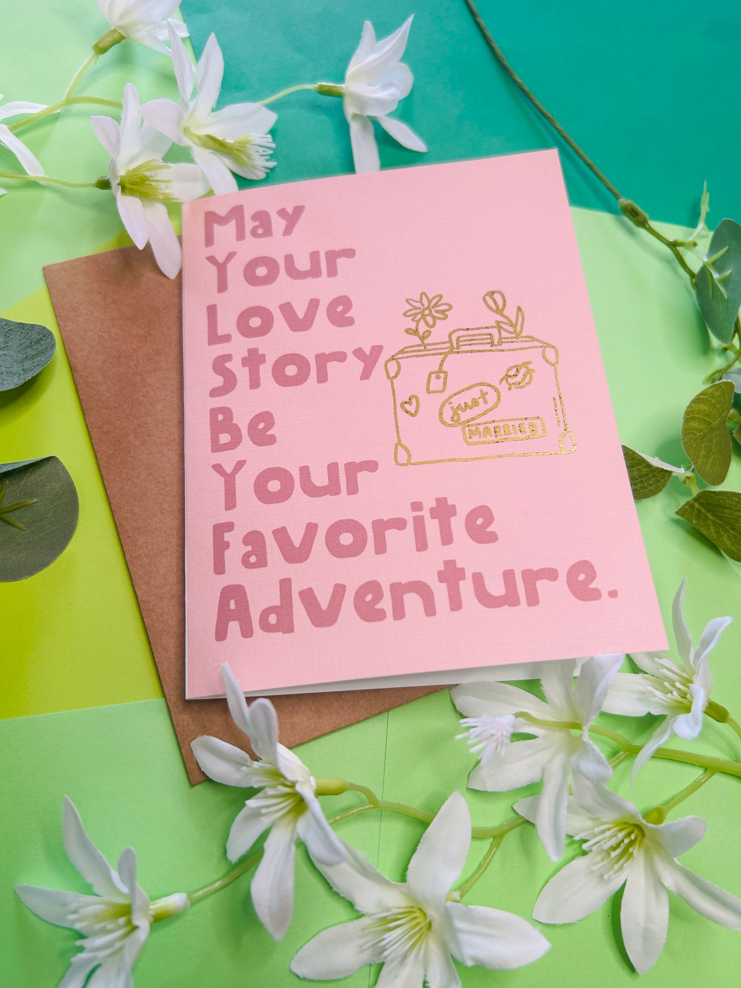 Favorite Adventure Wedding Card