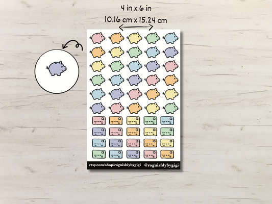 Pay Day Planner Sticker Sheet