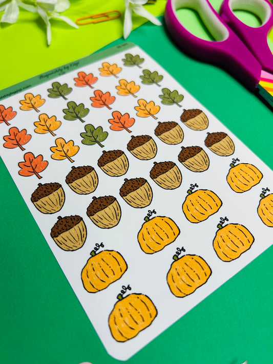 Fall Planner Sticker Sheet