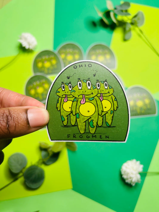 Ohio Cryptid Vinyl Sticker