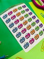 Sick Day Planner Sticker Sheet