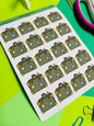 Luggage Planner Sticker Sheet