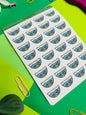 Fish Bowl Planner Sticker Sheet