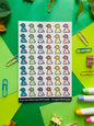Birthday Hats Planner Sticker Sheet
