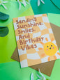 Sunshine Birthday Card
