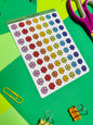 D20 DicePlanner Sticker Sheet